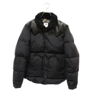 ROCKY MOUNTAIN ロッキーマウンテン ×BEAMS CHRISTY JKT ビームス別注 スナップボタン クリスティ ジャケット レザーヨーク ダウンジャケット ブラック 450-422-10(ダウンジャケット)