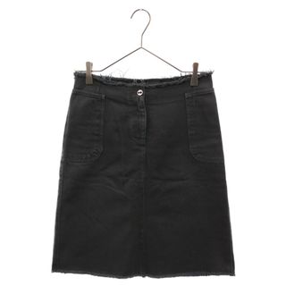 エムエムシックス(MM6)のMM6 Maison Margiela エムエムシックスメゾンマルジェラ Denim Skirt デニム スカート レディース ブラック 432N05790208 レディース(ひざ丈スカート)