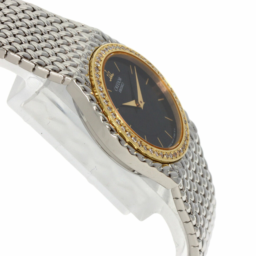 SEIKO(セイコー)のSEIKO 4N70-0170 ダイヤモンドベゼル 腕時計 SS SS K18YGxダイヤモンド レディース レディースのファッション小物(腕時計)の商品写真