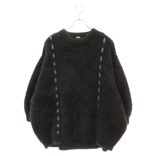 PAMEO POSE - PAMEO POSE パメオ ポーズ Cat Sweater シャギーキャット ニットセーター ブラック 2322526008