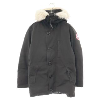 カナダグース(CANADA GOOSE)のCANADA GOOSE カナダグース JASPER PARKA ジャスパー コヨーテファー付ジップアップダウンジャケット ブラック 3438JM(ダウンジャケット)