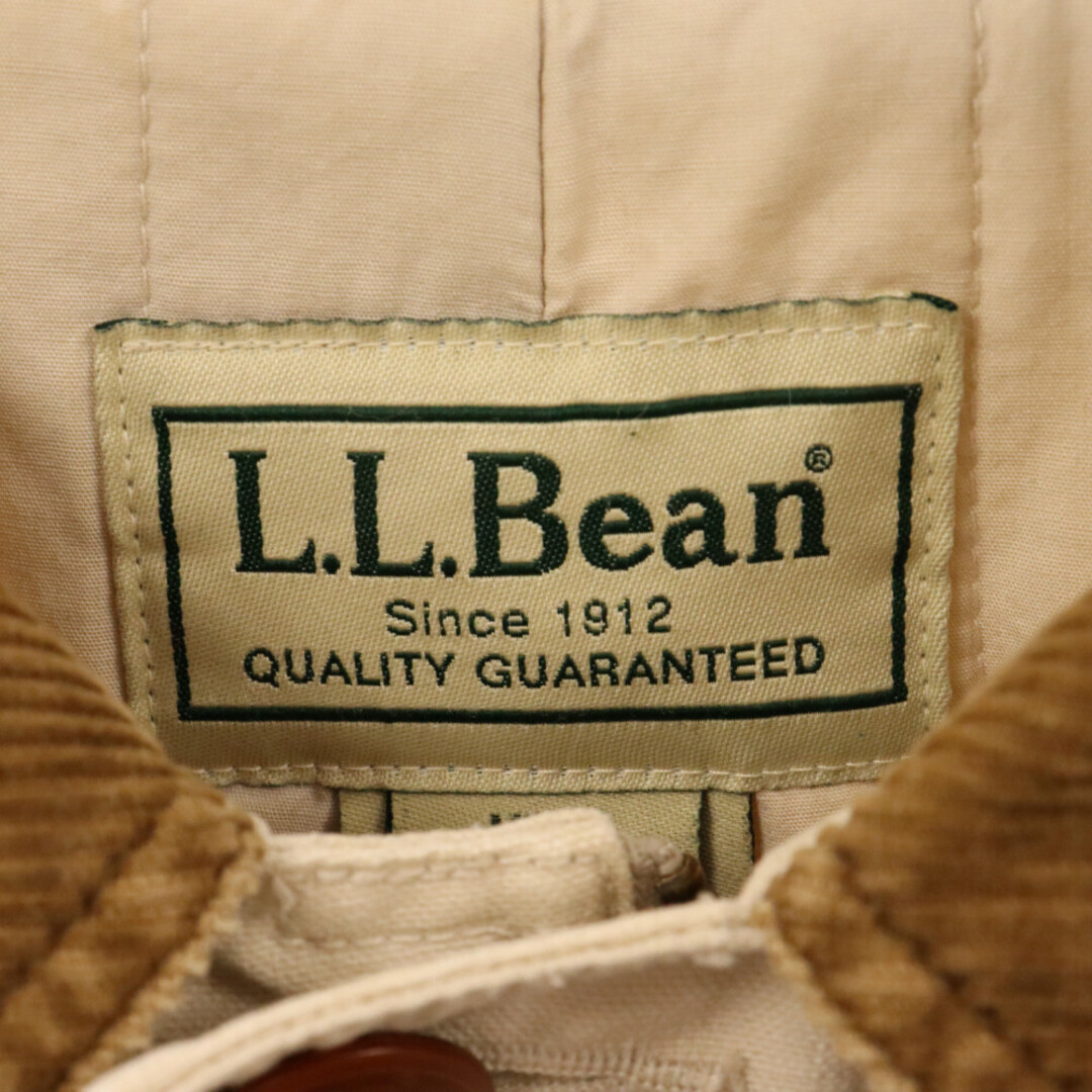 L.L.Bean(エルエルビーン)のL.L.Bean エルエルビーン コーデュロイ切り替え ジップアップ ハンティングジャケット ベージュ OFVM4 メンズのジャケット/アウター(フライトジャケット)の商品写真