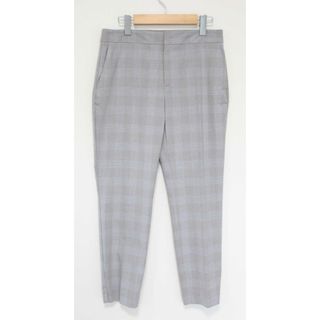 ザラ(ZARA)の【春夏物 新入荷】●ZARA/ザラ●チェックパンツ/ロングパンツ/長ズボン/十分丈 グレー レディース 38【中古】春夏 923042(その他)