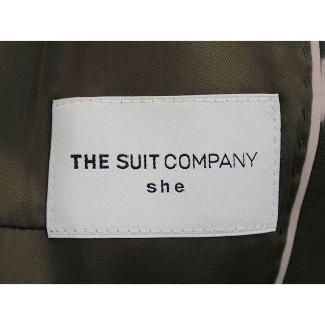 THE SUIT COMPANY(スーツカンパニー)の【春物 新入荷】‡THE SUIT COMPANY/ザ・スーツカンパニー‡ピーチジョンコラボ/パンツスーツ/長袖/十分丈 カーキ レディース 36【中古】 春夏 sut 104042 レディースのレディース その他(その他)の商品写真