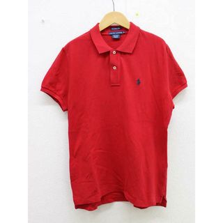 ラルフローレン(Ralph Lauren)の【春物新入荷】■RALPH LAUREN/ラルフ ローレン■半袖ポロシャツ/半袖 レッド/赤 メンズ XL 【中古】春夏 823042(ポロシャツ)