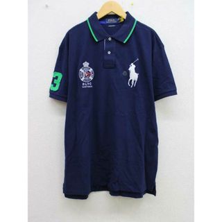 ポロラルフローレン(POLO RALPH LAUREN)の【春物新入荷】新品未使用品■POLO RALPH LAUREN/ポロ ラルフ ローレン■ビックポニーポロシャツ/半袖 ネイビー/紺 メンズ XL 春夏 823042(ポロシャツ)