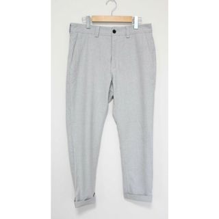 ザラ(ZARA)の【春夏物 新入荷】●ZARA/ザラ●チェックパンツ/ロングパンツ/長ズボン/十分丈 グレー メンズ 40【中古】春夏 923042(スラックス/スーツパンツ)