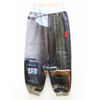 アンダーカバー(UNDERCOVER)の【新入荷】◇UNDERCOVER/アンダーカバー◇シルクプリントデザインジョグパンツ/UCX1505-4/スウェット/クロップド丈/ゆったり グレー×マルチカラー レディース メンズ ユニセックス 1【中古】春夏秋冬 923042(スラックス/スーツパンツ)