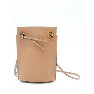 LOEWE - 【新入荷】◇LOEWE/ロエベ◇DICE POCKET/ダイスポケット/ポシェット/アナグラムロゴ/レザー/ミニ/ショルダーバッグ/クロスボディ/BAG/鞄 ブラウン/茶 レディース【中古】春夏秋冬 104042