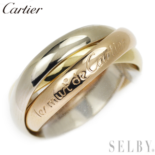 カルティエ(Cartier)のカルティエ K18YG/WG/PG リング トリニティ 53号(リング(指輪))