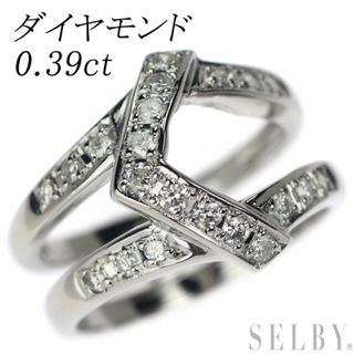 Pt900 ダイヤモンド リング 0.39ct(リング(指輪))