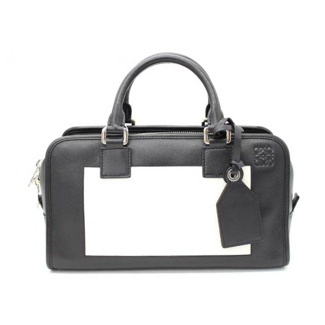 LOEWE(ロエベ)の【新入荷】◇LOEWE/ロエベ◇アマソナ28/バイカラー2wayバッグ/アナグラムロゴ/レザー/ハンドバッグ/ショルダーバッグ/BAG/鞄 ブラック×ホワイト/黒×白 レディース【中古】春夏秋冬 104042 レディースのバッグ(その他)の商品写真