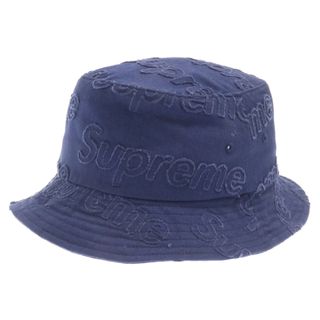 シュプリーム(Supreme)のSUPREME シュプリーム 23SS Lasered Twill Crusher バケットハット デニム 帽子 ブルー(ハット)