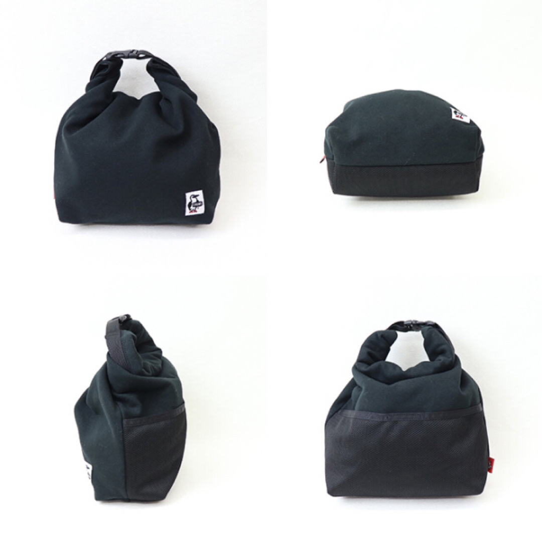 CHUMS(チャムス)の【新品】チャムス CHUMS ランチバッグスウェット Lunch Bag 黒 インテリア/住まい/日用品のキッチン/食器(弁当用品)の商品写真