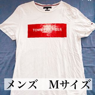 トミーヒルフィガー(TOMMY HILFIGER)のTOMMY HILFIGER Tシャツ　メンズ　Mサイズ　半袖(Tシャツ/カットソー(半袖/袖なし))