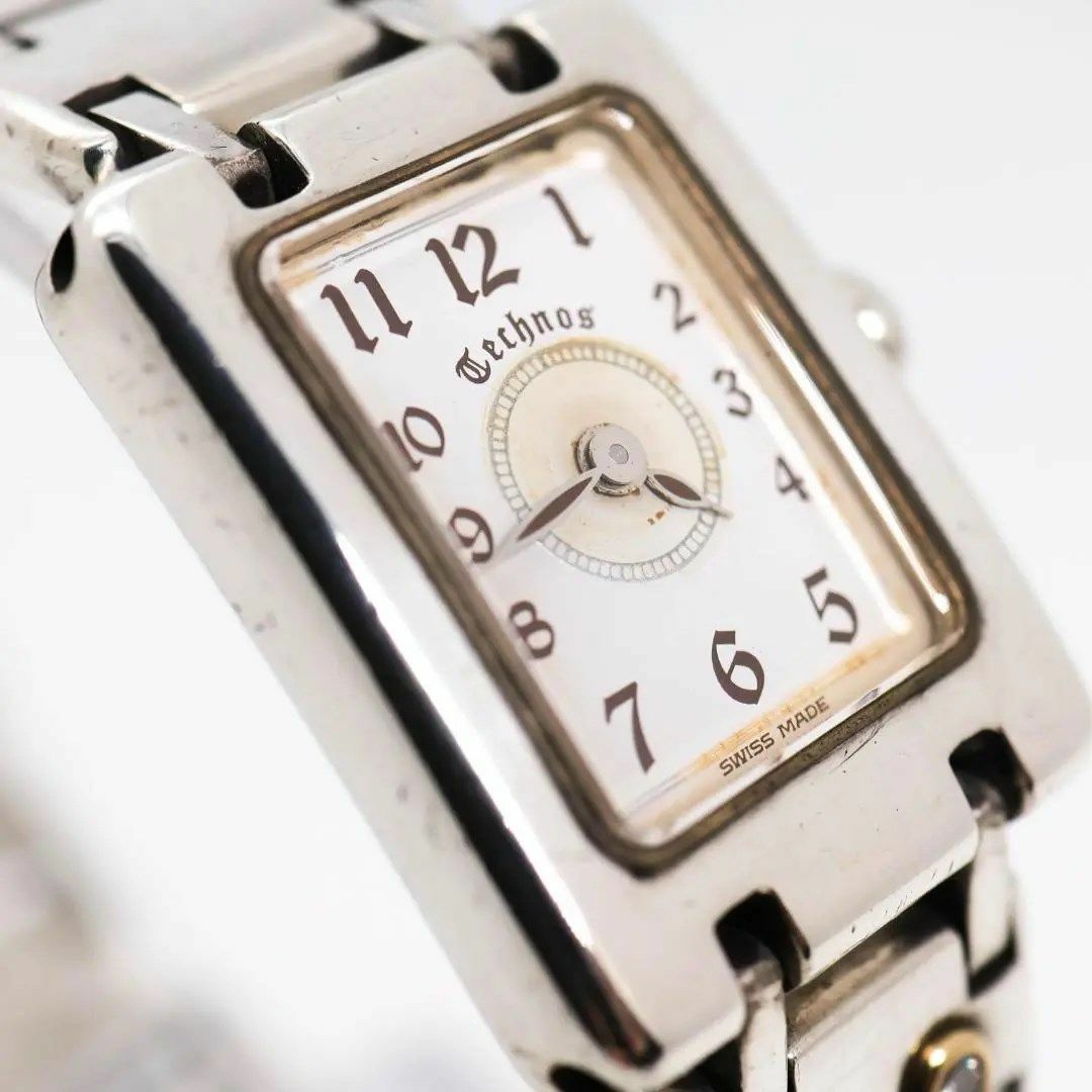TECHNOS(テクノス)の《希少》TECHNOS 腕時計 シルバー925 ヴィンテージ レディース v レディースのファッション小物(腕時計)の商品写真