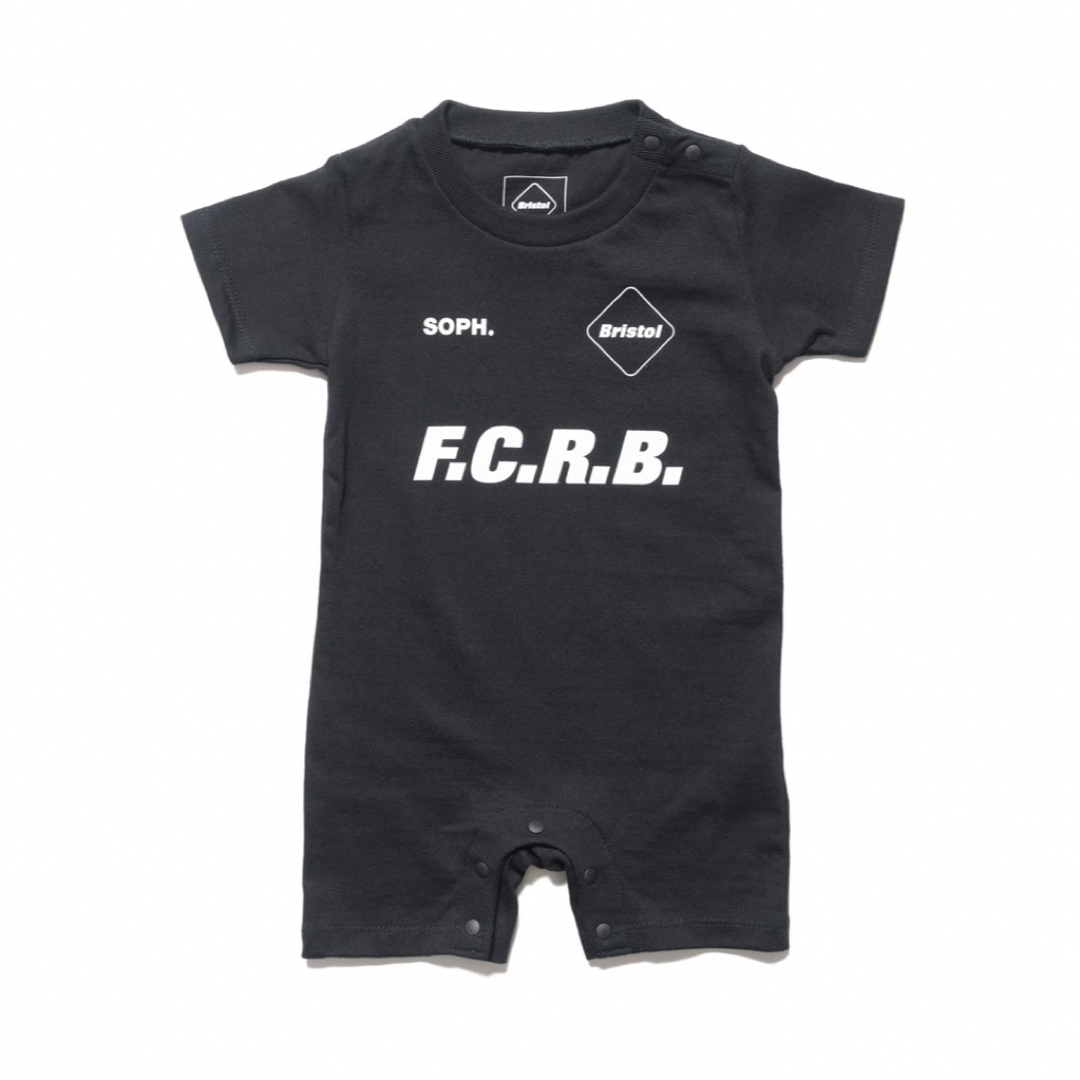 F.C.R.B.(エフシーアールビー)のFCRB for Kids BABY SET FCRB ベビー ブラック c キッズ/ベビー/マタニティのベビー服(~85cm)(ロンパース)の商品写真