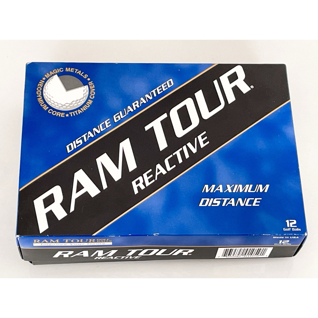 RAM TOUR  REACTIVE ゴルフボール チケットのスポーツ(ゴルフ)の商品写真