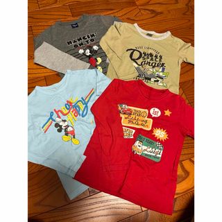 Disney - ミッキー　トイストーリー　カーズ　長袖Tシャツ　4点セット