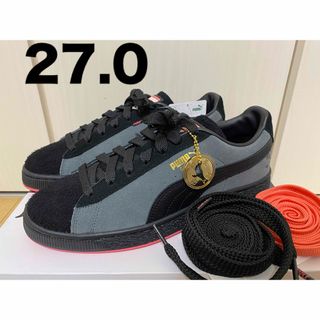 プーマ(PUMA)のStaple Puma Suede Black Shadow Gray 27.0(スニーカー)