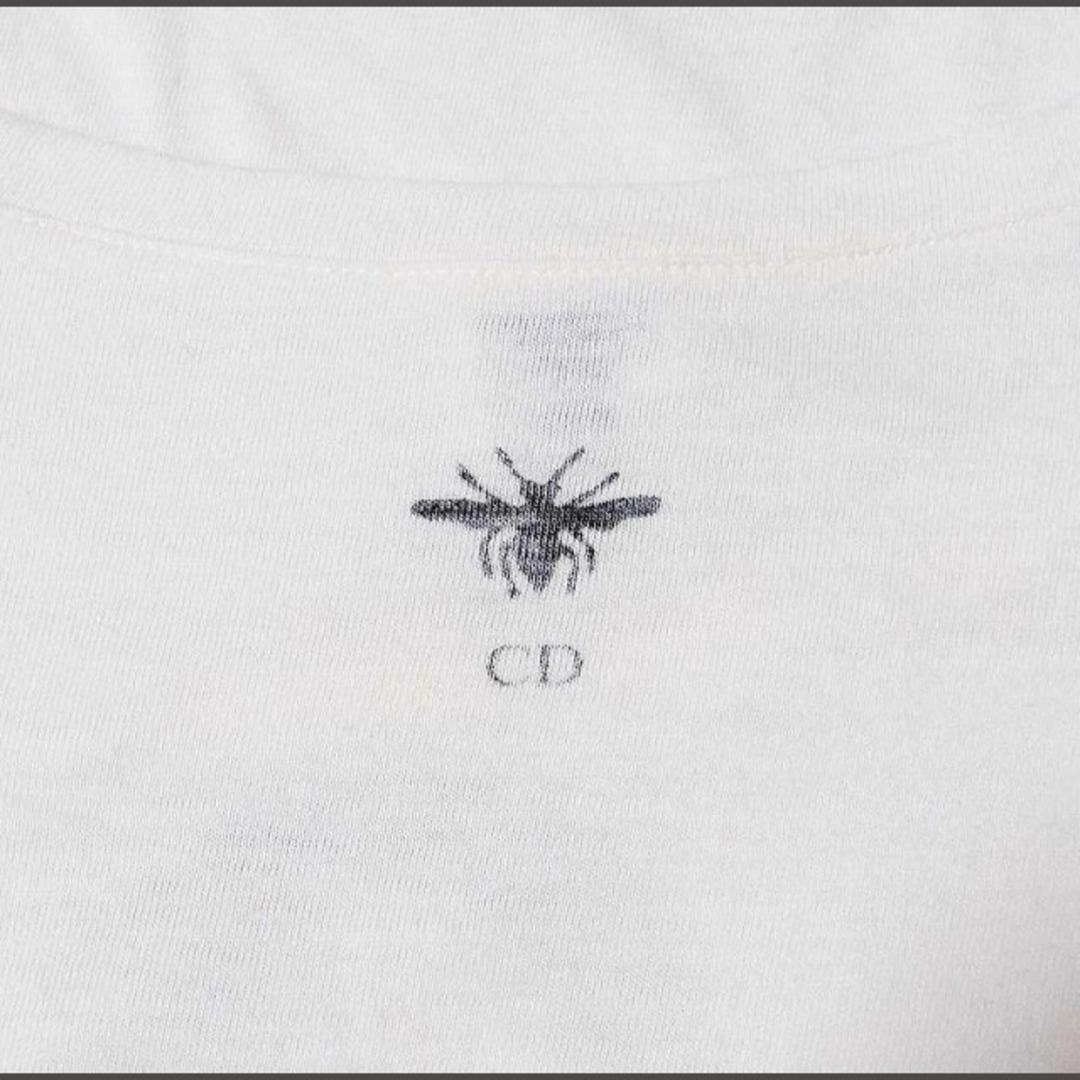 Christian Dior(クリスチャンディオール)のクリスチャンディオール J'ADIOR 8 Tシャツ カットソー 半袖 白 S レディースのトップス(Tシャツ(半袖/袖なし))の商品写真