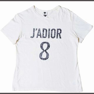 クリスチャンディオール(Christian Dior)のクリスチャンディオール J'ADIOR 8 Tシャツ カットソー 半袖 白 S(Tシャツ(半袖/袖なし))