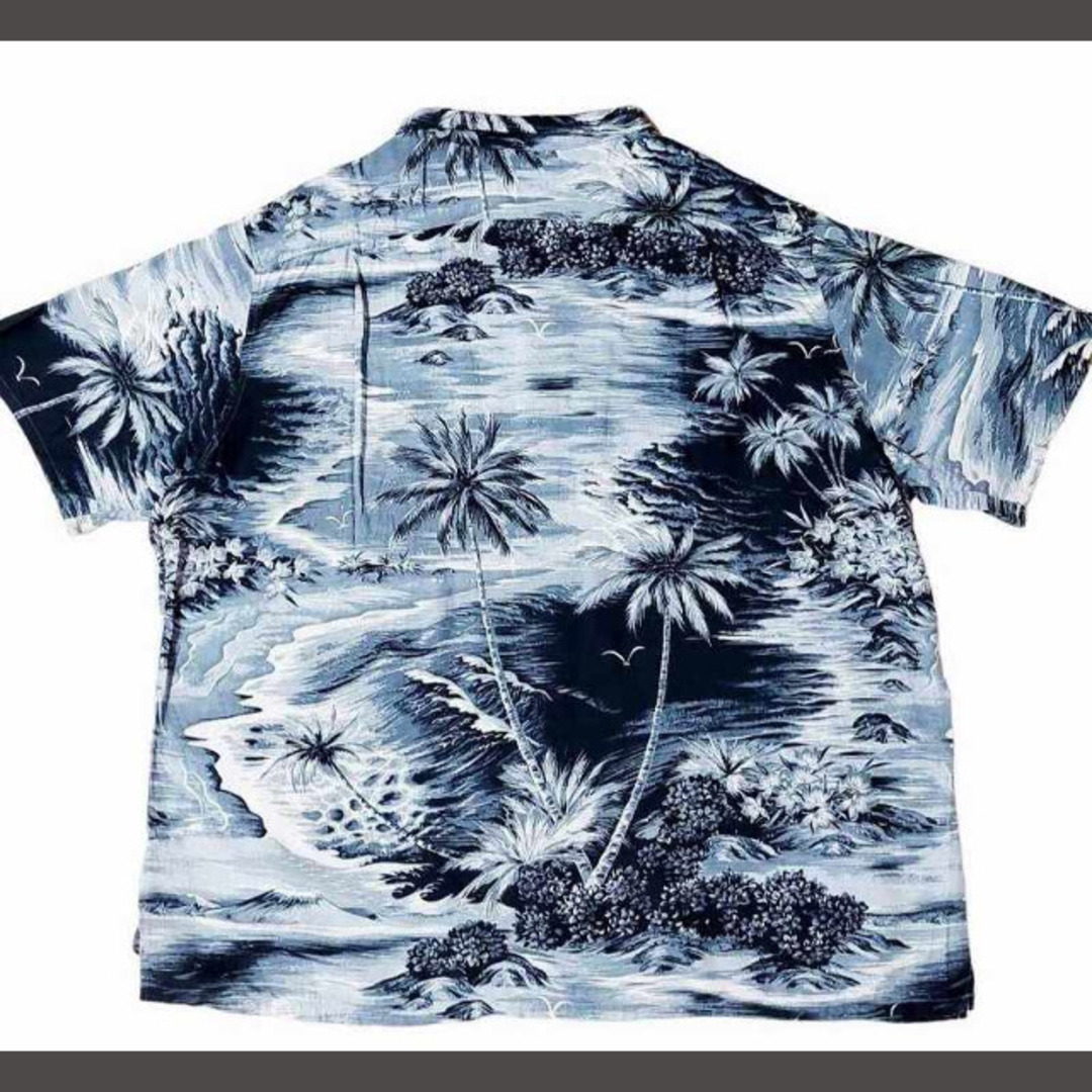 POLO RALPH LAUREN(ポロラルフローレン)のラルフローレン ヴィンテージ 90s 開襟シャツ アロハシャツ 総柄 XXL メンズのトップス(シャツ)の商品写真