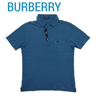 バーバリー(BURBERRY)の【良品】BURBERRY(バーバリー)メンズポロシャツ M(ポロシャツ)