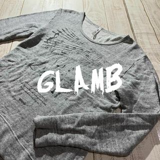 グラム(glamb)の【glamb】グラム ヴィンテージ調プリント スウェット トレーナー カットソー(スウェット)