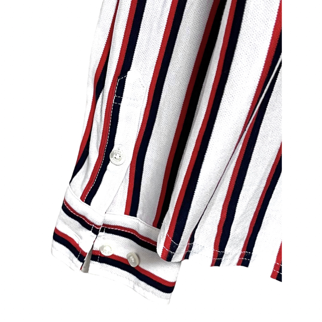 PEARLY GATES(パーリーゲイツ)の匿名発送　美品　パーリーゲイツ  ストライプデザインジャケットウェア　サイズ1 スポーツ/アウトドアのゴルフ(ウエア)の商品写真