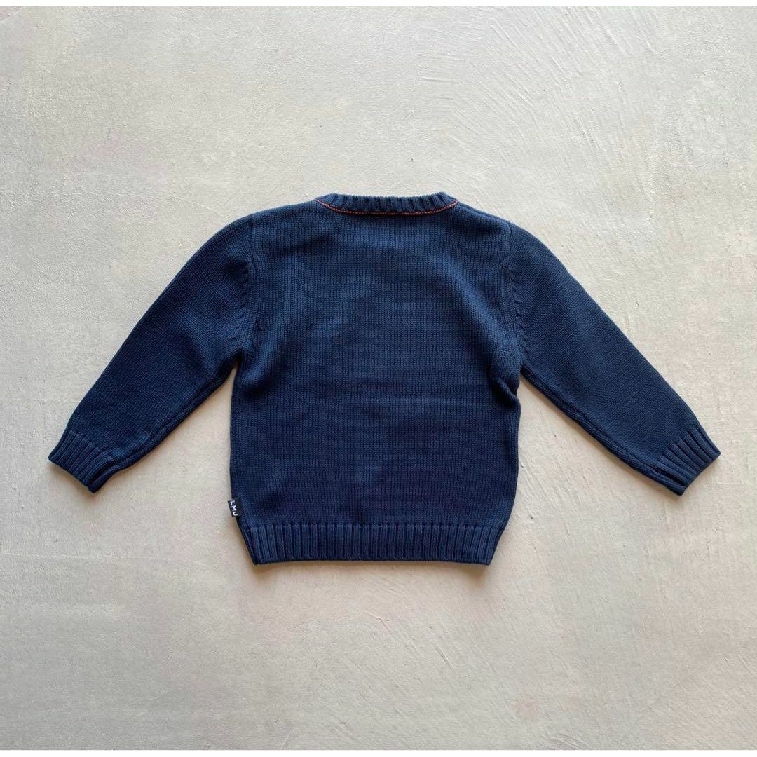 LITTLE MARC JACOBS コットンニット ネイビー (y158) LITTLE MARC JACOBS コットンニット ネイビー (y158)