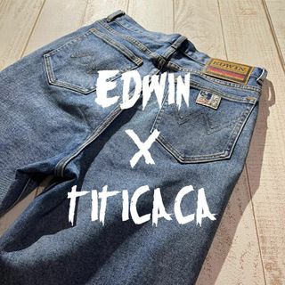 エドウィン(EDWIN)の希少【EDWIN×TITICACA】エドウィン×チチカカ コラボテーパードデニム(デニム/ジーンズ)