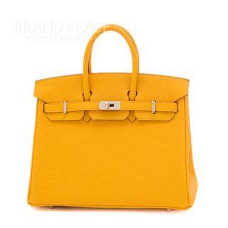 エルメス(Hermes)のエルメス バーキン25 トゴ ジョーヌアンブル シルバー金具 B刻印(ハンドバッグ)