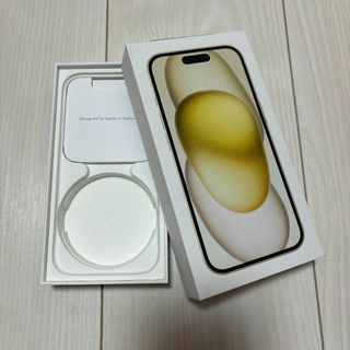 アイフォーン(iPhone)のiPhone15yellow空箱(iPhoneケース)