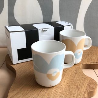 マリメッコ(marimekko)の新品 2個セット marimekko UNIKKO ウニッコ マグカップ(食器)