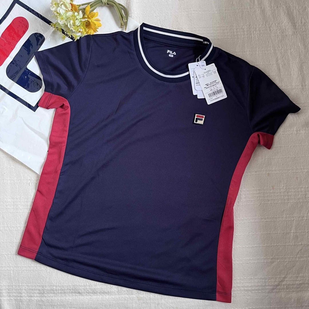 FILA(フィラ)の❤️新品・未使用！FILA フィラ　テニス　ゲームシャツ　❤️ スポーツ/アウトドアのテニス(ウェア)の商品写真