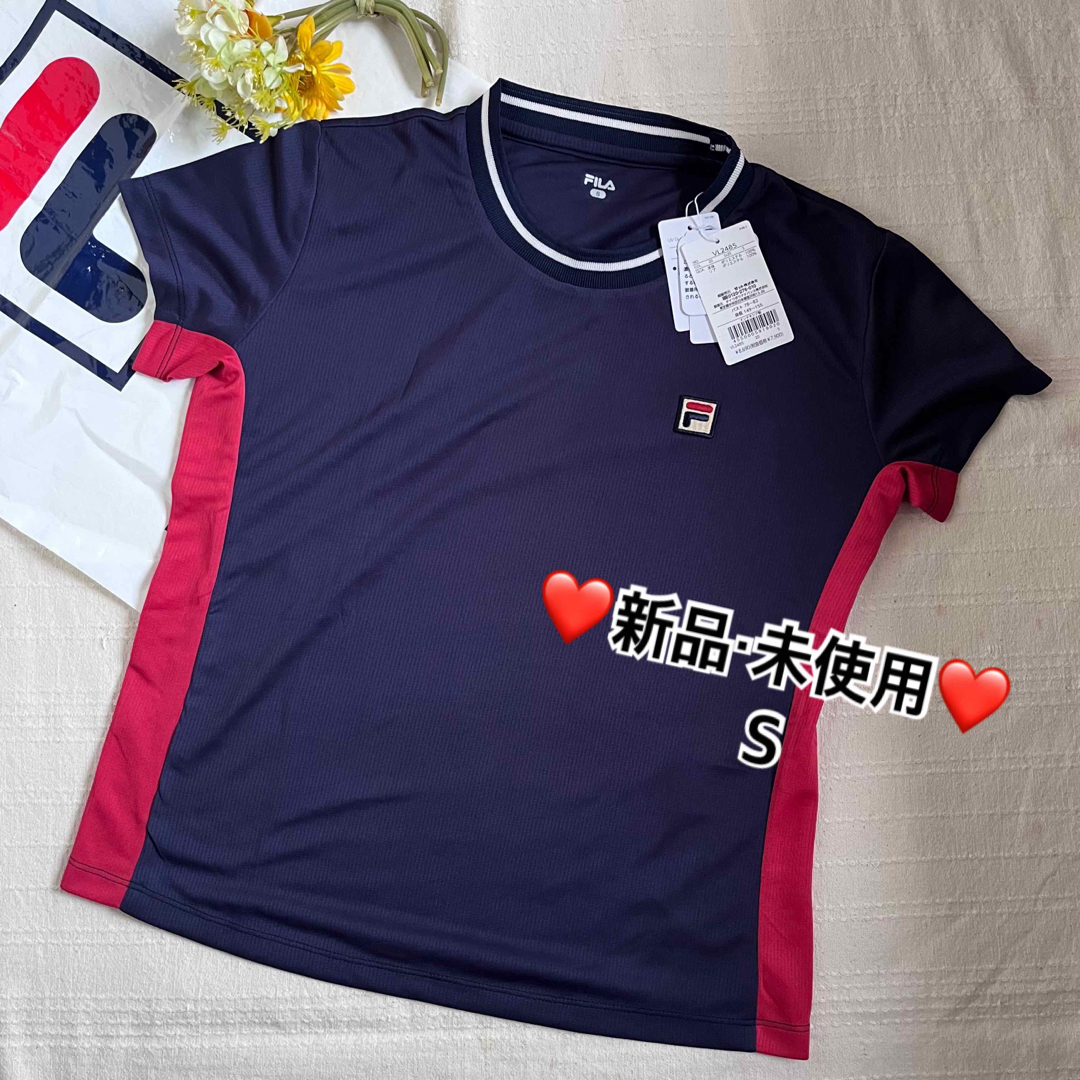 FILA(フィラ)の❤️新品・未使用！FILA フィラ　テニス　ゲームシャツ　❤️ スポーツ/アウトドアのテニス(ウェア)の商品写真