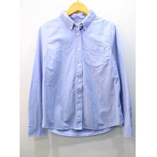 【春物新入荷】■L.L.Bean/エルエルビーン■コットンシャツ/長袖 ブルー/青 レディース XS【中古】春夏 133042