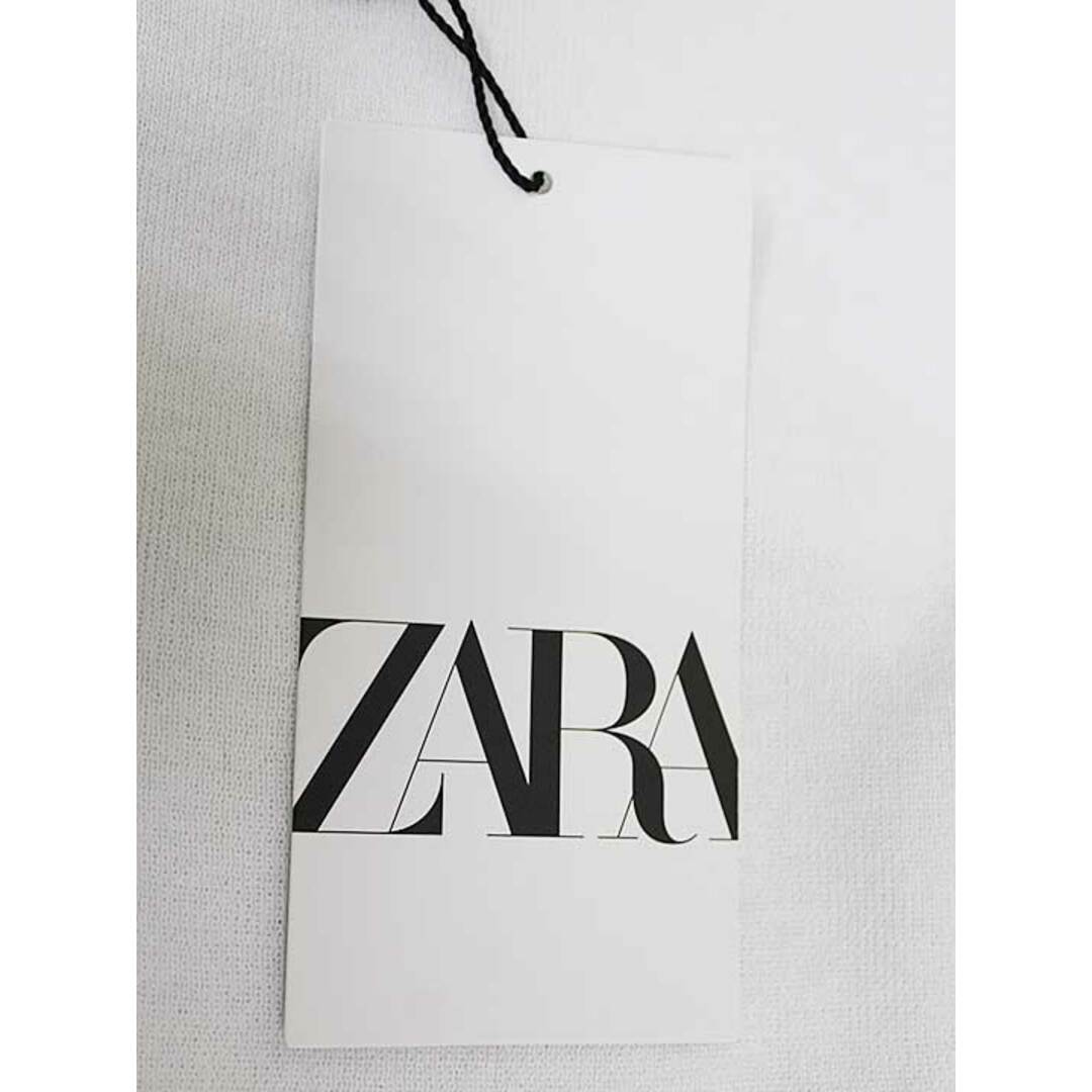 ZARA(ザラ)の【春物 新入荷】新品未使用品☆ZARA/ザラ☆ノースリーブニット/ニット/セーター/無地/シンプル ホワイト/白 レディース M 春夏 923042 レディースのトップス(ニット/セーター)の商品写真