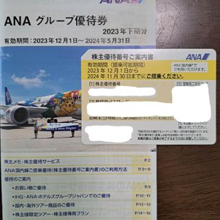 エーエヌエー(ゼンニッポンクウユ)(ANA(全日本空輸))のANA　株主優待券　航空券　グループ優待券　優待券　飛行機(航空券)