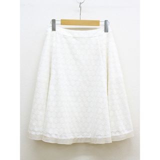 トッカ(TOCCA)の【春物 新入荷】◇TOCCA/トッカ◇BELLISスカート/ベリス/バックジップ/フラワー刺しゅう/膝丈 ホワイト白 レディース 0【中古】春夏 923042(その他)