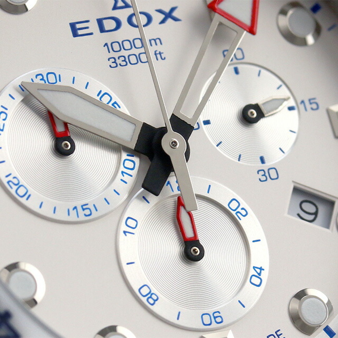 EDOX(エドックス)の【新品】エドックス EDOX 腕時計 メンズ 10242-TINB-BBUINR クロノオフショア1 クオーツ ホワイトxホワイト アナログ表示 メンズの時計(腕時計(アナログ))の商品写真