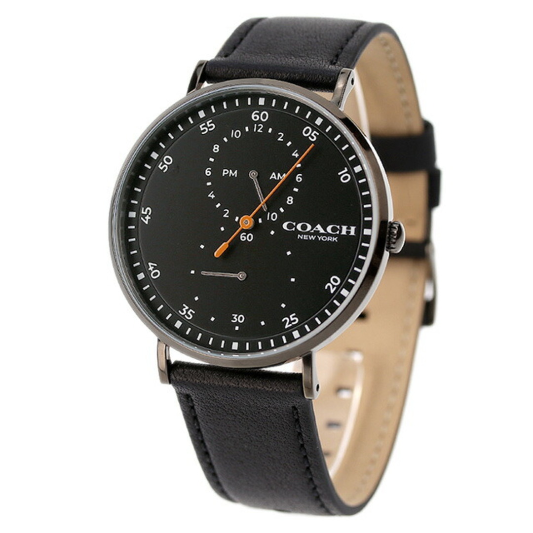 COACH(コーチ)の【新品】コーチ COACH 腕時計 レディース 14602476 チャールズ クオーツ ブラックxブラック アナログ表示 レディースのファッション小物(腕時計)の商品写真