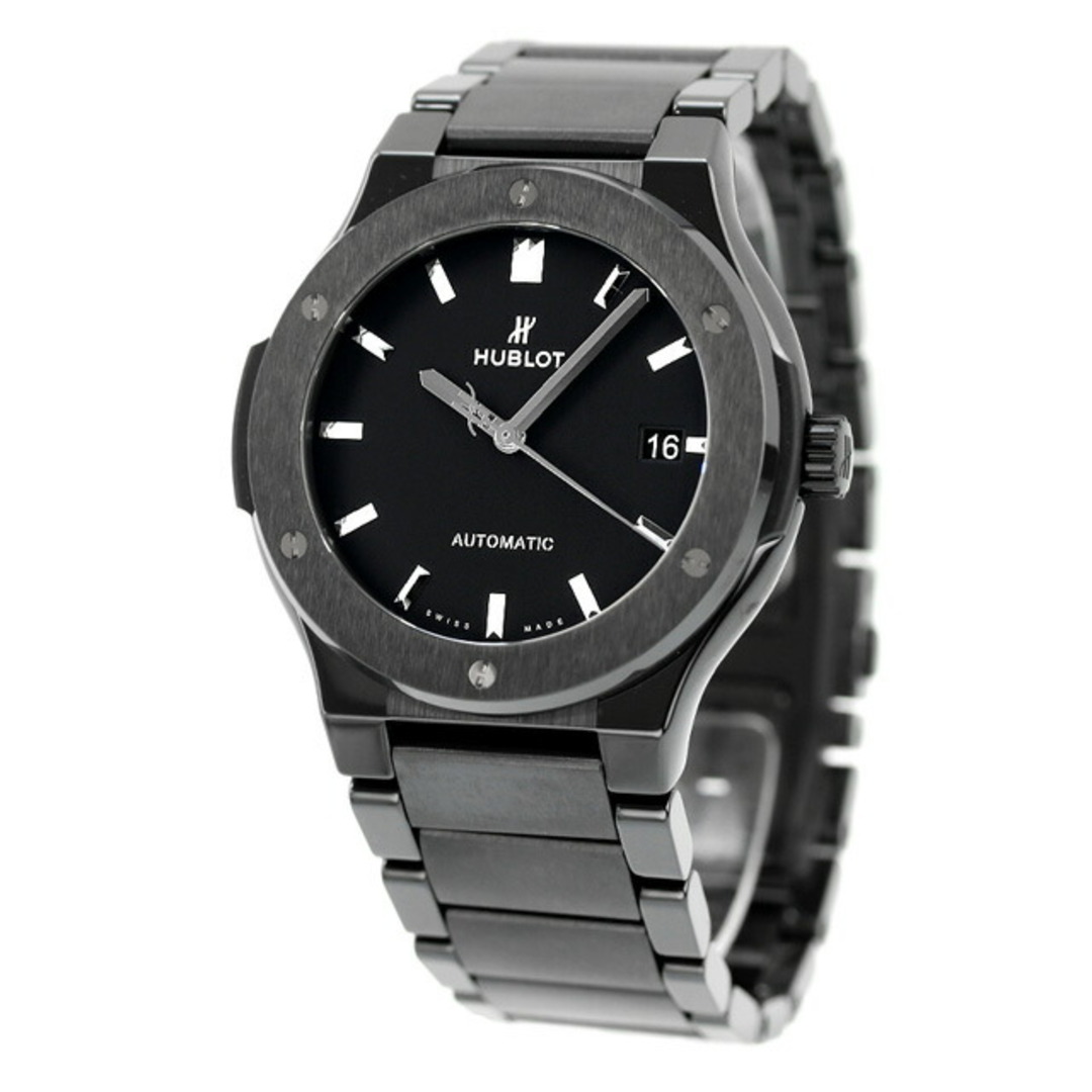 HUBLOT(ウブロ)の【新品】ウブロ HUBLOT 腕時計 メンズ 510.CM.1170.CM クラシック フュージョン ブラックマジック ブレスレット 自動巻き ブラックxブラック アナログ表示 メンズの時計(腕時計(アナログ))の商品写真