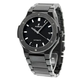 ウブロ(HUBLOT)の【新品】ウブロ HUBLOT 腕時計 メンズ 510.CM.1170.CM クラシック フュージョン ブラックマジック ブレスレット 自動巻き ブラックxブラック アナログ表示(腕時計(アナログ))