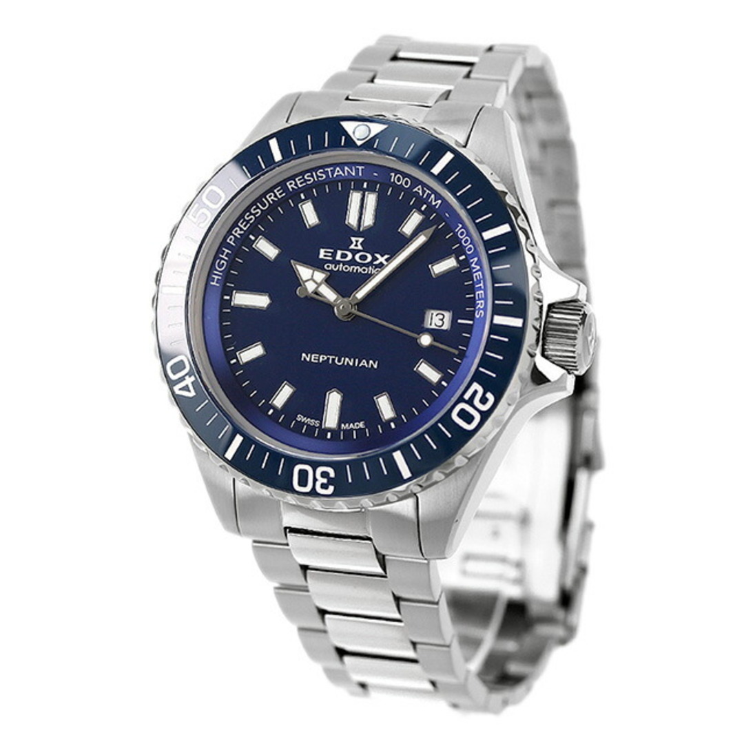 EDOX(エドックス)の【新品】エドックス EDOX 腕時計 メンズ 80120-3BUM-BUF スカイダイバー ネプチュニアン オートマティック 自動巻き ブルーxシルバー アナログ表示 メンズの時計(腕時計(アナログ))の商品写真