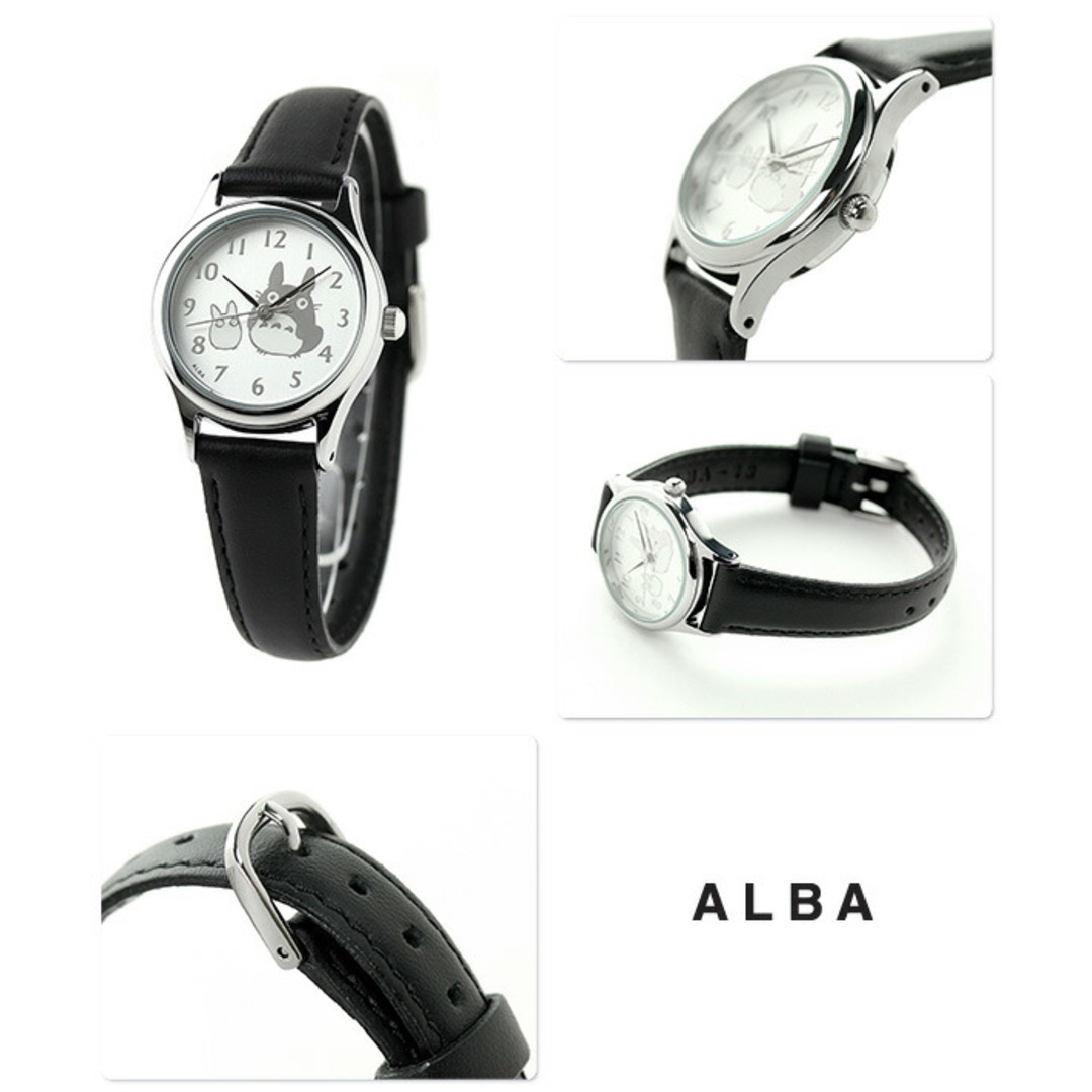SEIKO(セイコー)の【新品】セイコー SEIKO ALBA 腕時計 レディース ACCK402 アルバ となりのトトロ クオーツ シルバーxブラック アナログ表示 レディースのファッション小物(腕時計)の商品写真