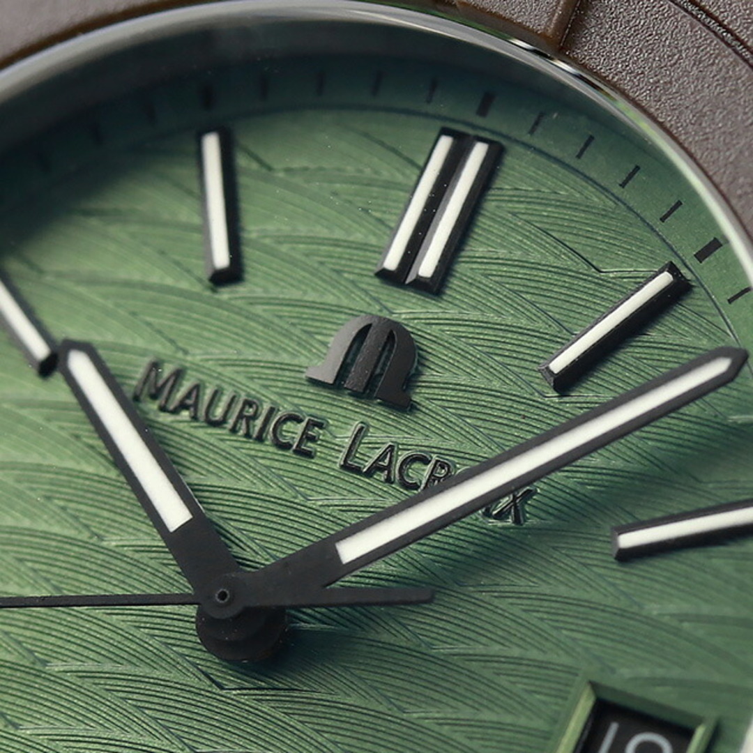 MAURICE LACROIX(モーリスラクロア)の【新品】モーリスラクロア MAURICE LACROIX 腕時計 メンズ AI2008-D33DZ-000-0 アイコン タイド クオーツ グリーンxカモフラージュ アナログ表示 メンズの時計(腕時計(アナログ))の商品写真