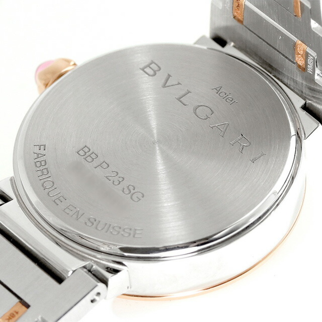 BVLGARI(ブルガリ)の【新品】ブルガリ BVLGARI 腕時計 レディース BBL23BSPGD ブルガリブルガリ クオーツ ブラックxシルバー/ピンクゴールド アナログ表示 レディースのファッション小物(腕時計)の商品写真