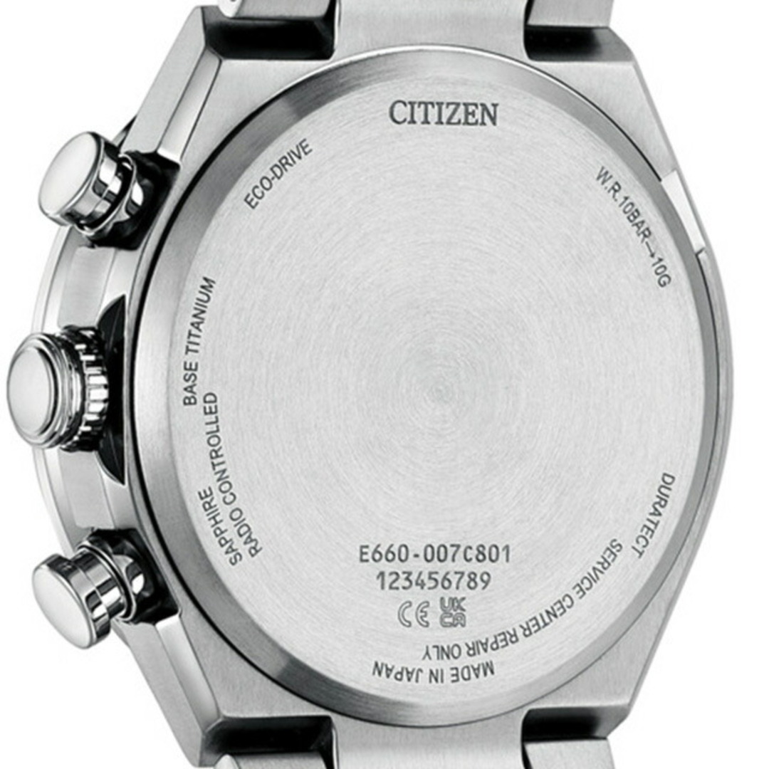 CITIZEN(シチズン)の【新品】シチズン CITIZEN ATTESA 腕時計 メンズ CB5966-69E アテッサ 光発電エコ・ドライブ電波時計 ダイレクトフライト 光発電エコ・ドライブ電波 ブラックxシルバー アナログ表示 メンズの時計(腕時計(アナログ))の商品写真